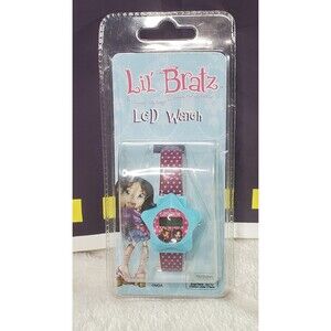 Collectible NOS New Old Stock MGA Bratz LCD Watch Sealed in Factory Blister Pack
